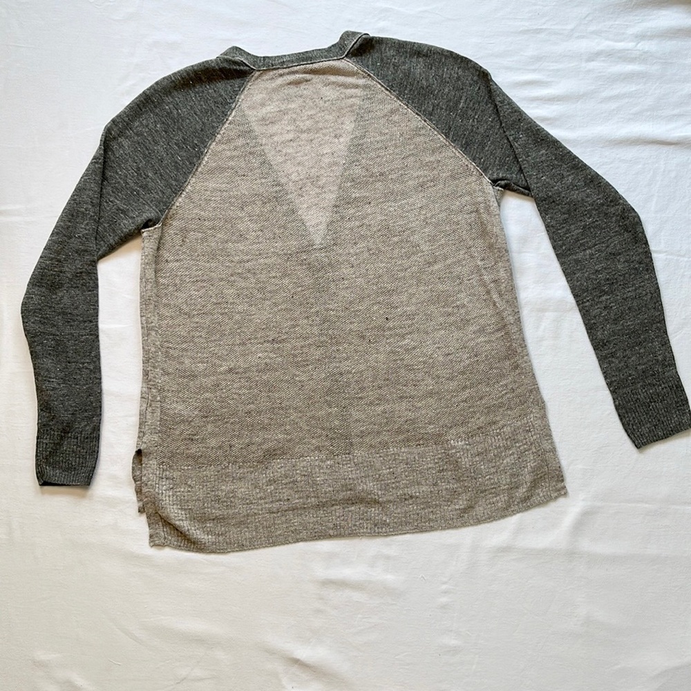 NWOT Madewell Sandstiched %100 Linen Cardigan Size Medium - Picture 8 of 11